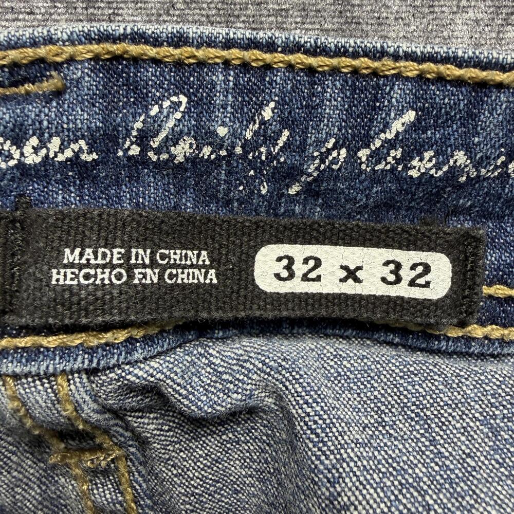Jeans By Buffalo Jeans Mens 32x32 Blue Slim Straight Stretch Denim Spencer - Picture 12 of 14